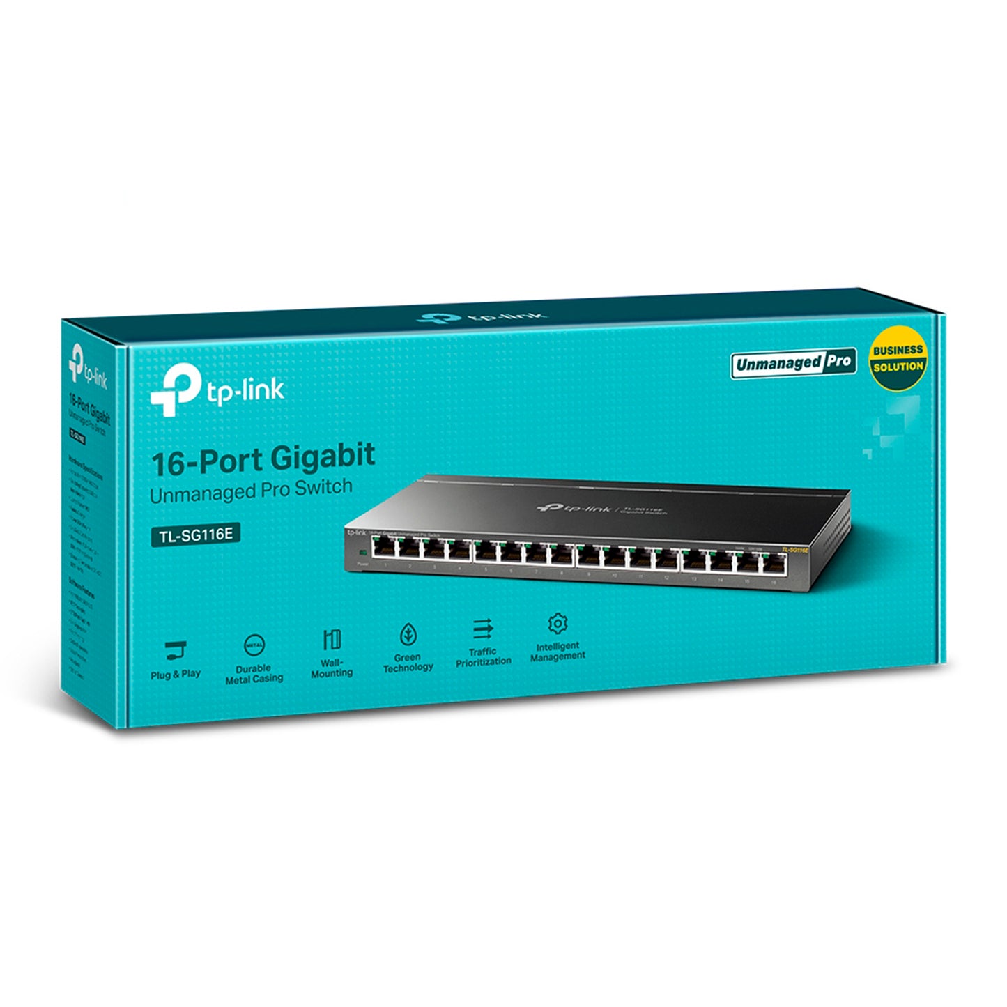 Switch Tp Link Tl-sg116e 16 Puertos Gigabit Administrable