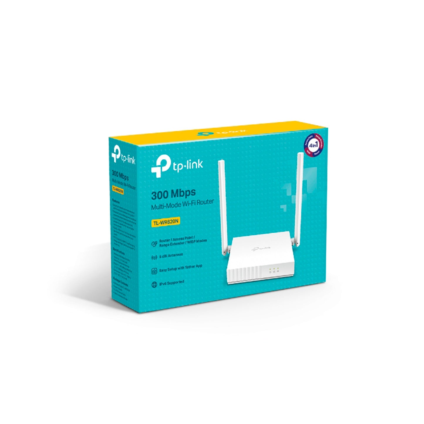 Router Tp-link Tl-wr820n 300mbps Inalambrico 2 Antenas 5 Dbi