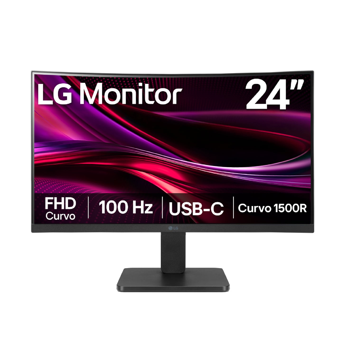 Monitor Curvo LG 24 24U421A-B FHD HDMI USB-C 100Hz