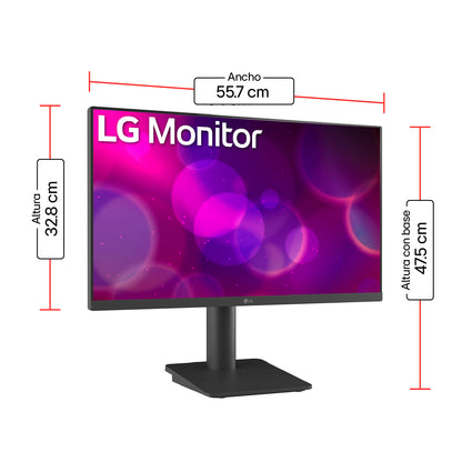Monitor LG 25MS550 FHD 24,5 100Hz altavoces altura ajustable
