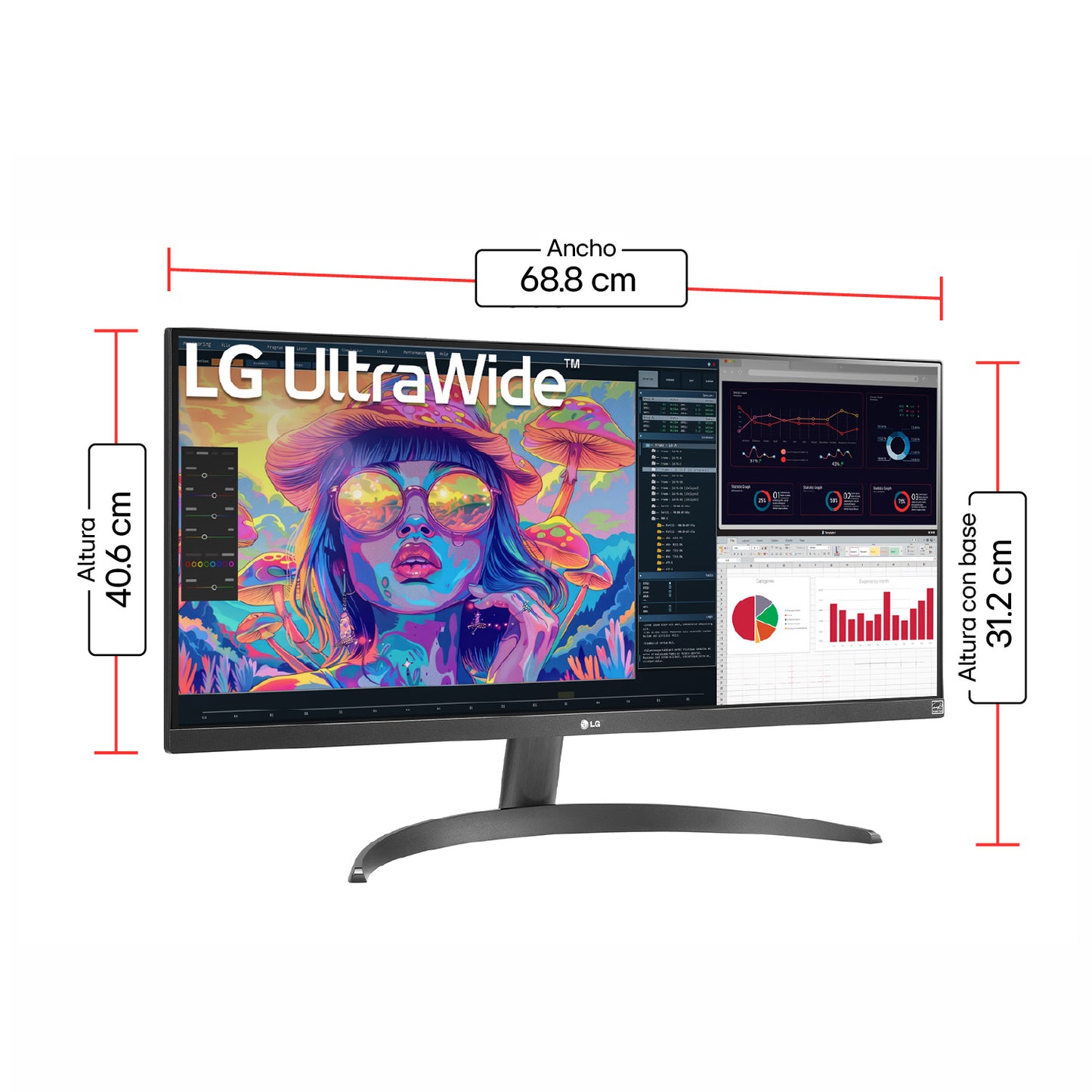 Monitor UltraWide LG 29WQ500-B 29” IPS FHD AMD FreeSync