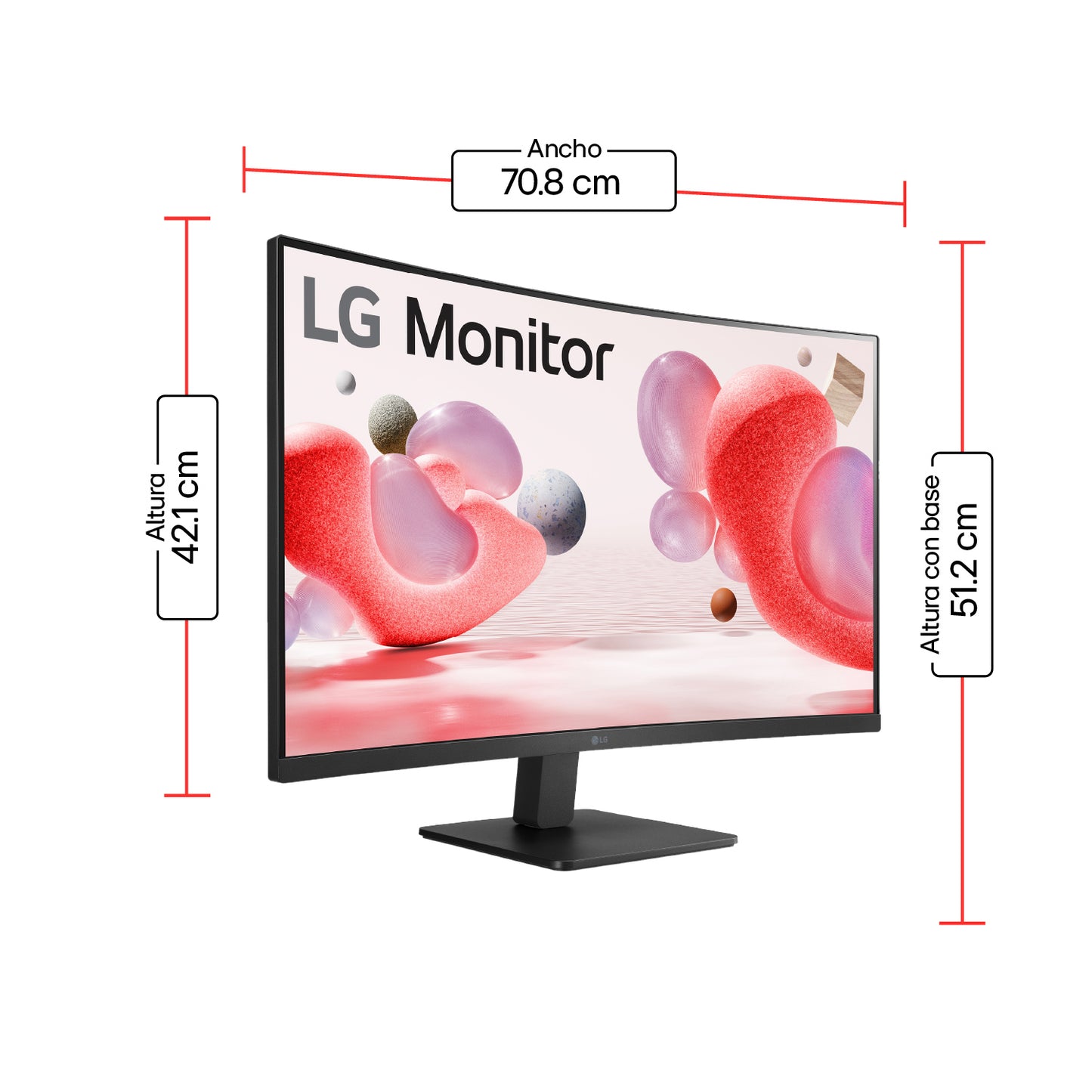 Monitor Curvo LG 32MR50C-B 32 AMD FreeSync FHD 100Hz 5ms