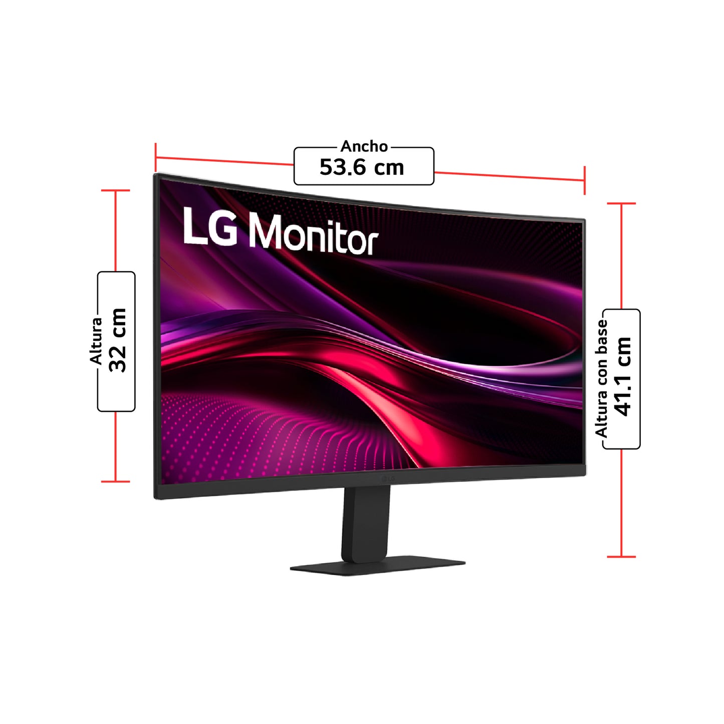 Monitor Curvo LG 24 24U421A-B FHD HDMI USB-C 100Hz