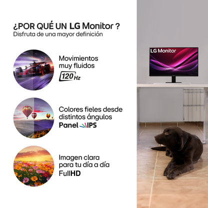 Monitor LG 24U411A-B IPS Full HD 120HZ 24" HDR10