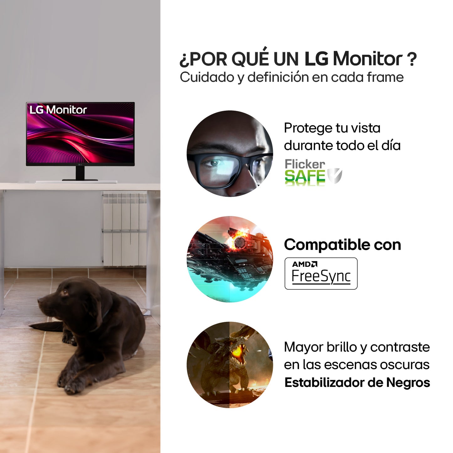 Monitor LG 27MR400-B 27 Ips Full HD 100hz sin bordes