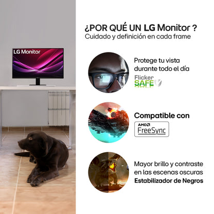 Monitor LG 24U411A-B IPS Full HD 120HZ 24" HDR10