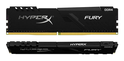 Memoria Ram Gamer 16gb Ddr4 2666 Hyperx Fury Black Pc Torre