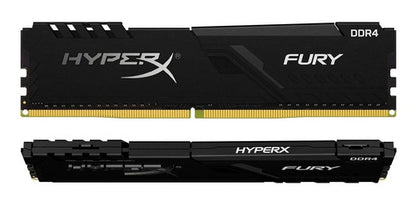 Memoria Ram Gamer 16gb Ddr4 2666 Hyperx Fury Black Pc Torre