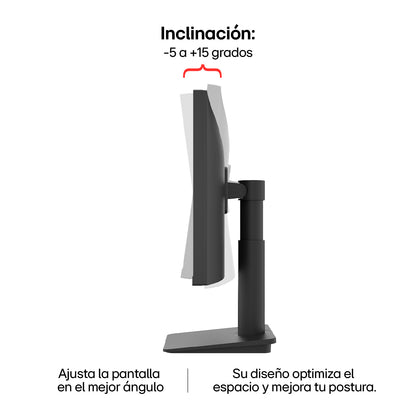 Monitor LG 25MS550 FHD 24,5 100Hz altavoces altura ajustable