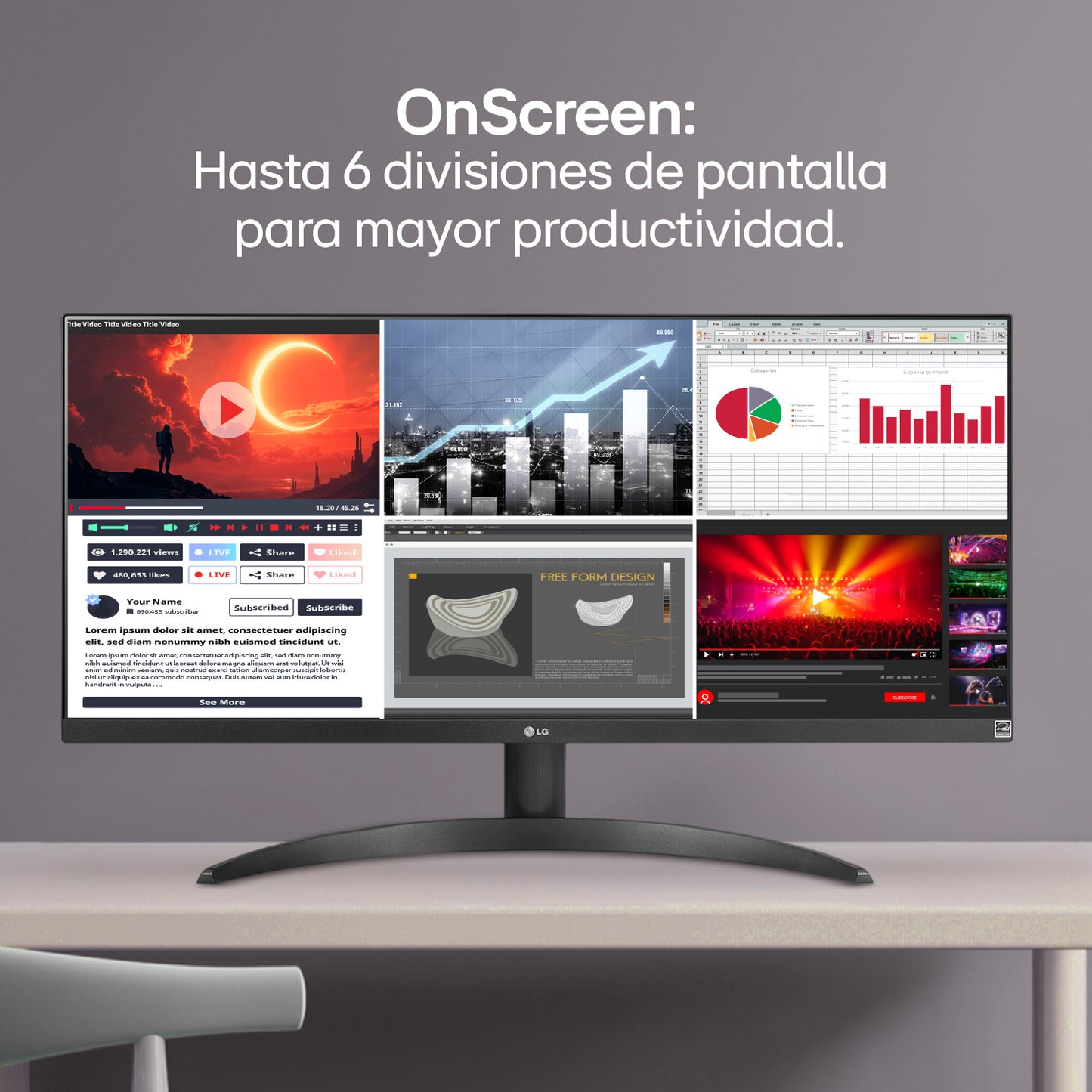 Monitor UltraWide LG 29WQ500-B 29” IPS FHD AMD FreeSync