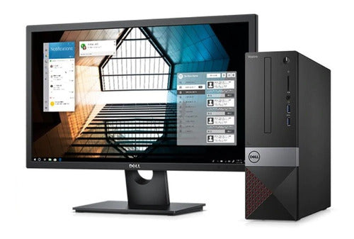 Pc Dell Vostro Sff 3681 Core I3 1tb + 256gb 12gb 18.5 Linux