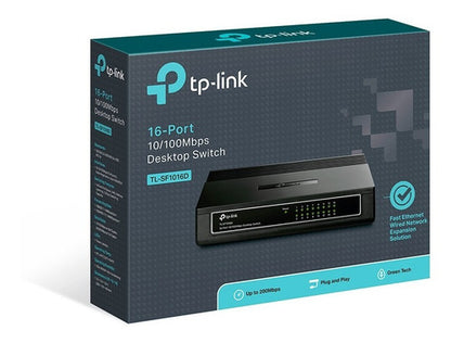 Tp-link Tl-sf1016d Switch Escritorio 16 Puertos 10/100 Mbps