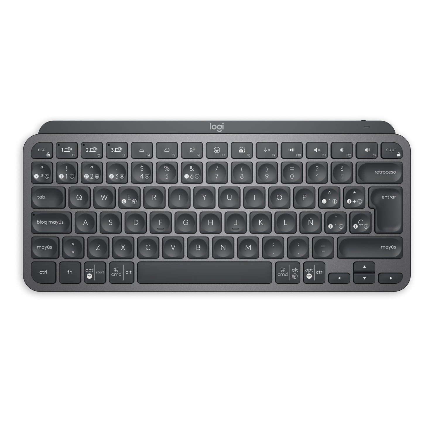 Teclado Logitech mx keys mini Bluetooth Win y Mac - grafito