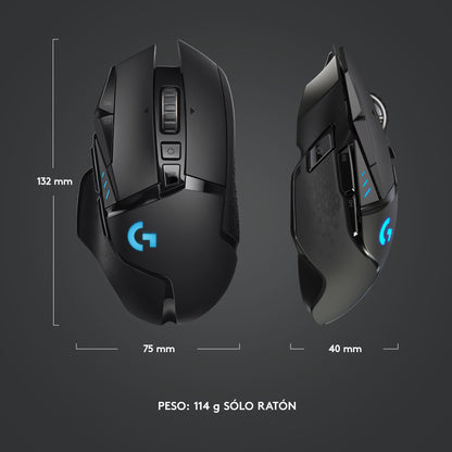 Mouse Gamer Inalámbrico Recargable Logitech G Ightspeed G502