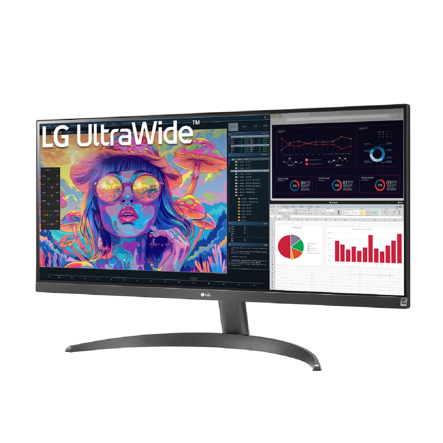 Monitor UltraWide LG 29WQ500-B 29” IPS FHD AMD FreeSync
