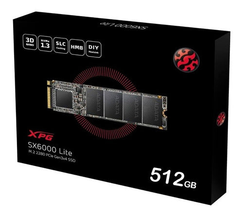 Disco Solido Ssd M2 Adata Xpg Sx6000 512gb Nvme Pci Express