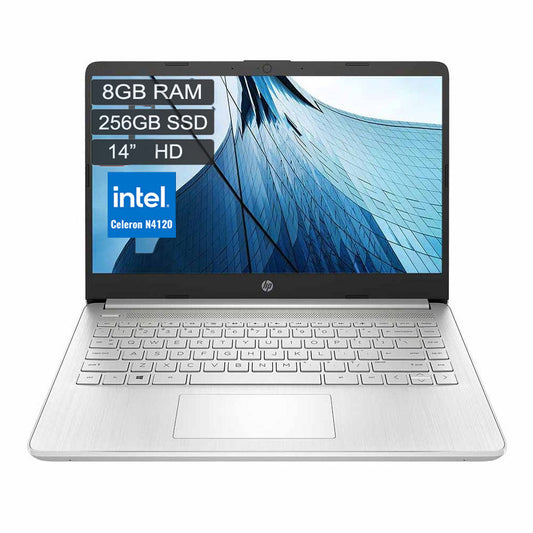 Portátil Hp 14-dq0520la Intel N4120 Quad Core 8gb 256gb 14