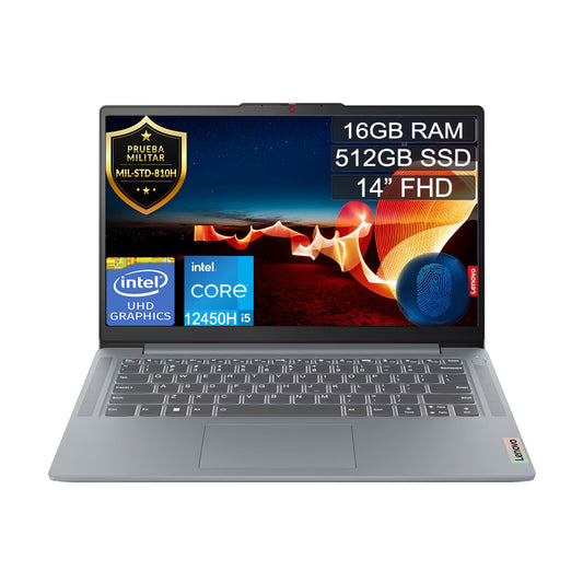 Portátil Lenovo IdeaPad 14IAH8 Core i5 12450H 16gb 512gb