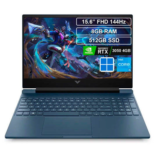 Portátil HP Victus 15-fa0021la Core i5 12450H 8GB 512GB RTX