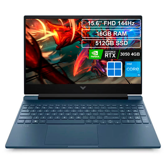 Portátil HP Victus 15-fa0021la Core i5 12450H 16GB 512GB RTX