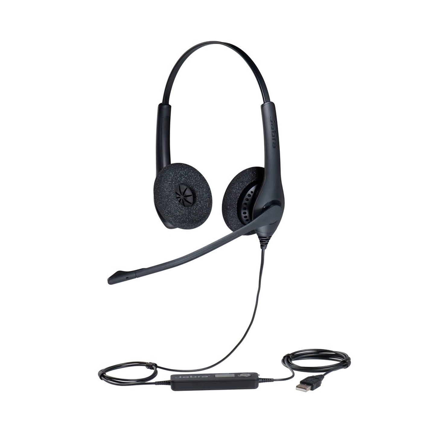 Diadema Jabra Biz 1500 Duo Estereo USB-C/A - Negro