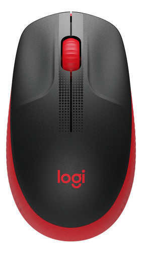 Mouse Inalámbrico Logitech M190 Rojo