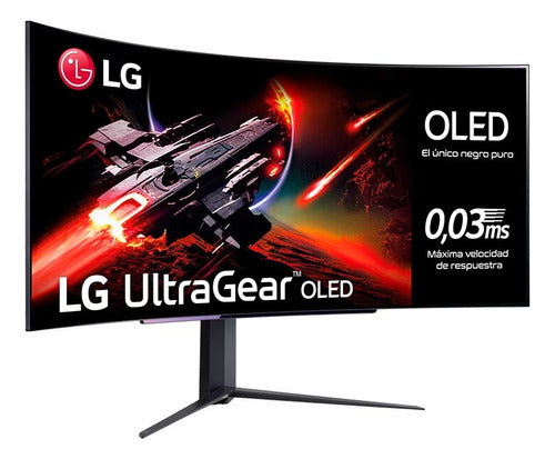 Monitor Gamer LG Ultragear 45gr95qe 24 Curvo Wqhd Oled 244hz