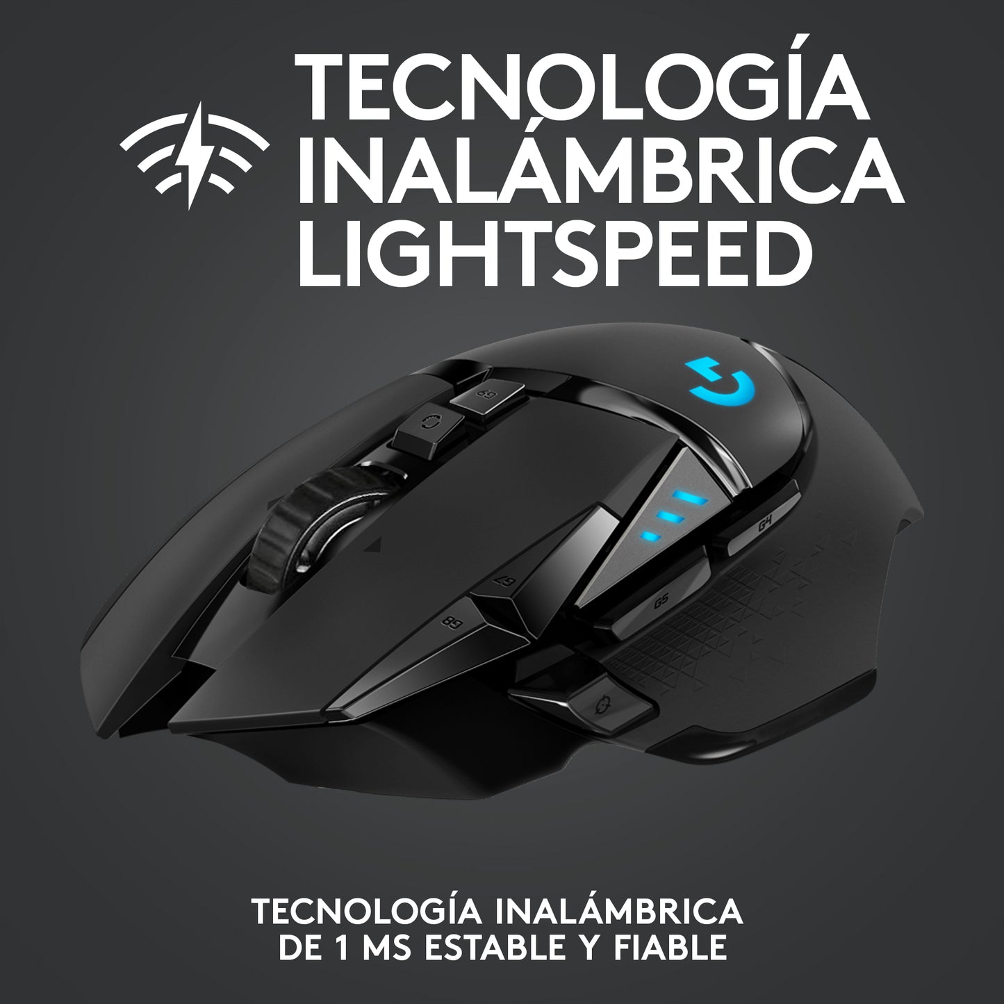 Mouse Gamer Inalámbrico Recargable Logitech G Ightspeed G502