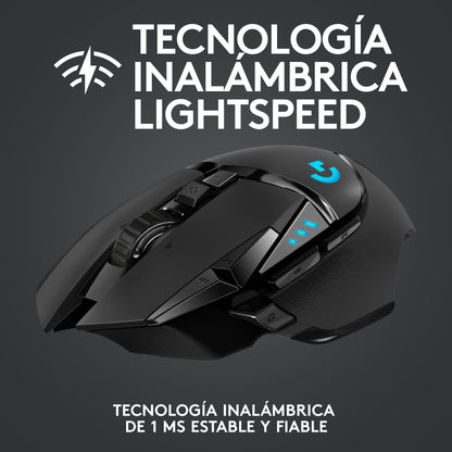 Mouse Gamer Inalámbrico Recargable Logitech G Ightspeed G502