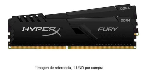 Memoria Ram Gamer 16gb Ddr4 2666 Hyperx Fury Black Pc Torre