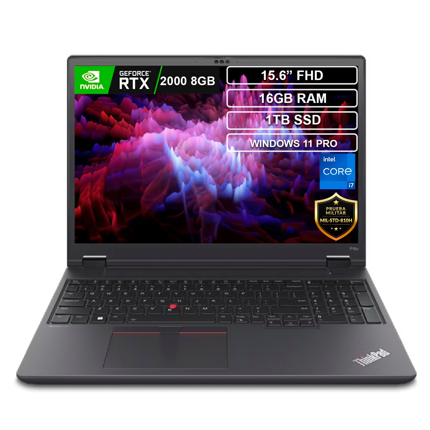 Portátil Lenovo ThinkPad Core i7 13800H 16GB 1TB RTX2000 W11
