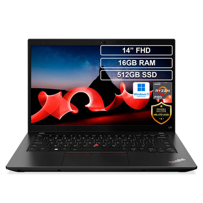 Portatil Lenovo Thinkpad Ryzen 5 Pro 7530U 16GB 512GB Win 11