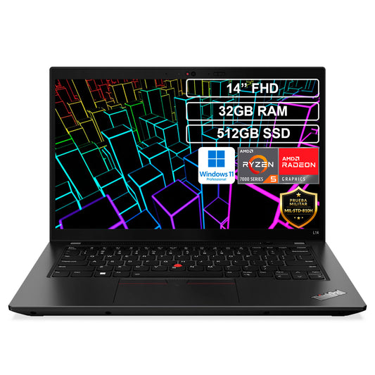 Portatil Lenovo Thinkpad Ryzen 5 Pro 7530U 32GB 512GB Win 11