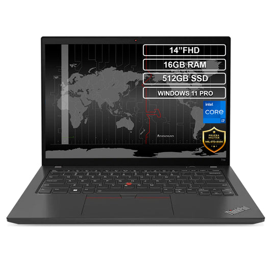 Portátil Lenovo ThinkPad T14 Core i7 1360P 16GB 512GB IPS 14