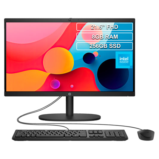 Todo en uno Aio HP 22-dg0011la Celeron N100 8GB 256GB FHD 22
