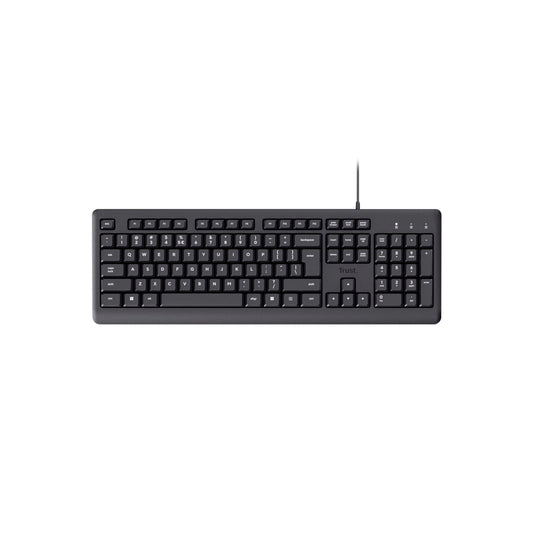 Teclado Trust Primo Alámbrico con Teclas Silenciosas