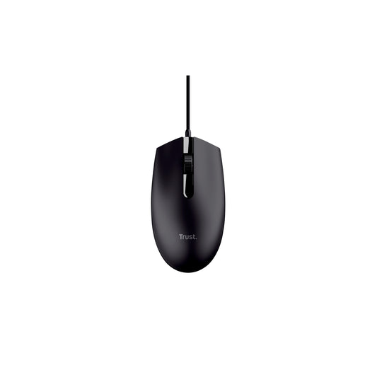 Mouse Trust Basi alámbrico - Negro