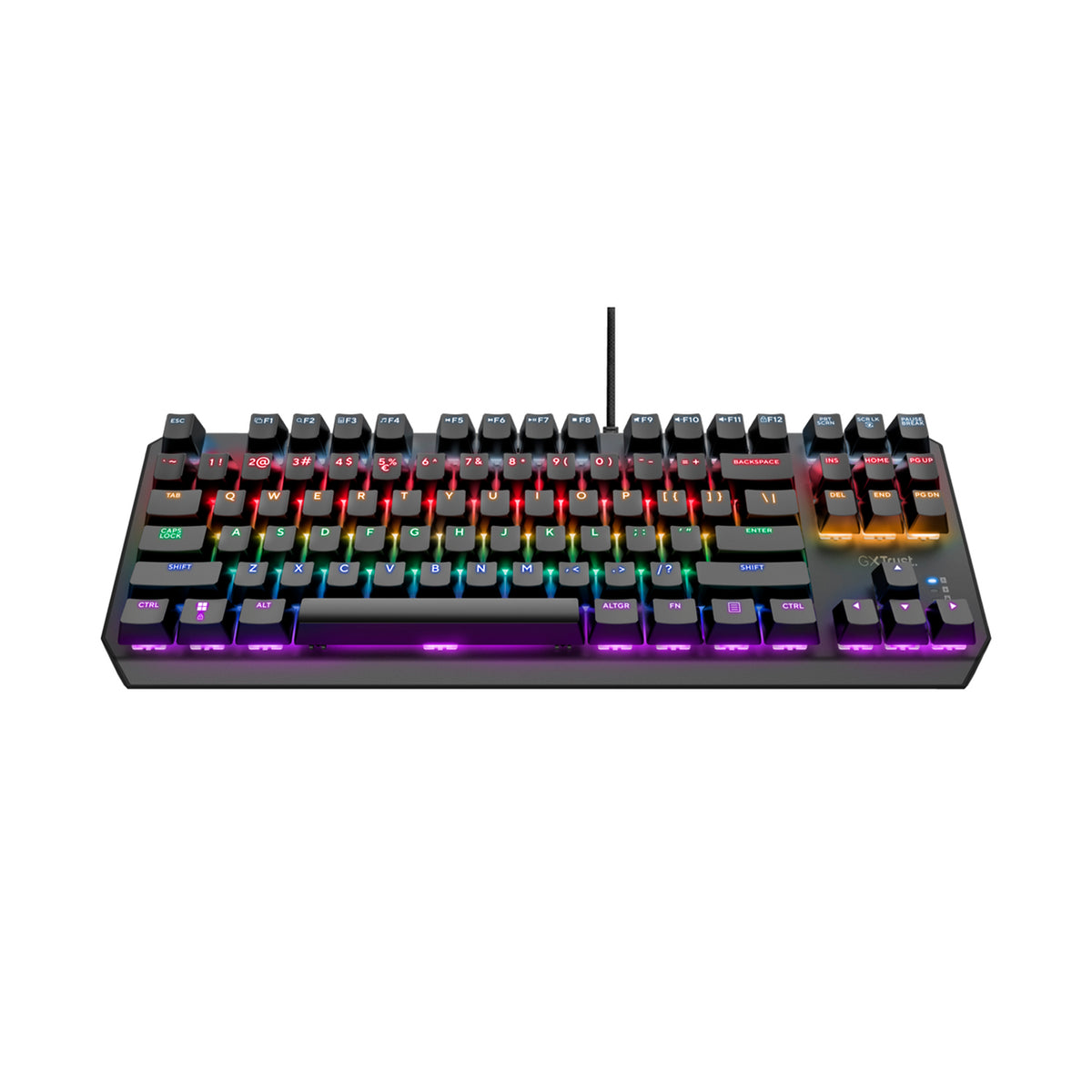 Teclado Gamer Trust GXT 834 Callaz TKL Mecanico RGB