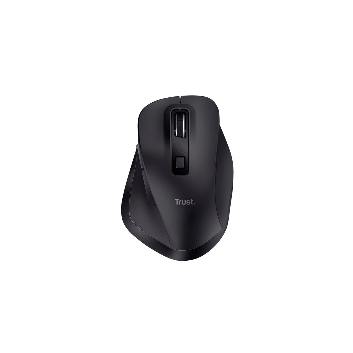 Mouse Trust Fyda Ergonómico Inalámbrico - Negro