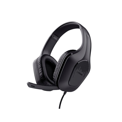 Diadema Gamer Trust GXT 415 Zirox 3.5 mm - Negra