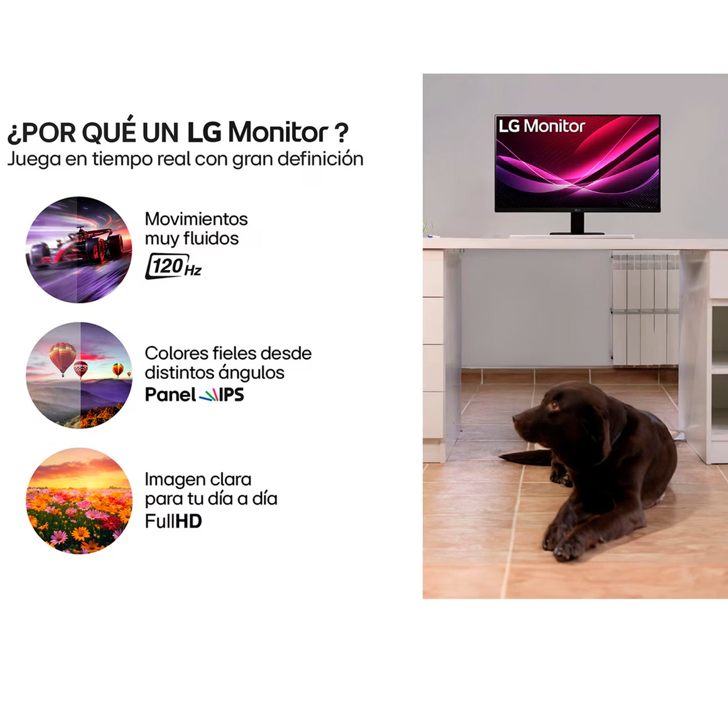 Monitor LG 24U411A-B IPS Full HD 120HZ 24" HDR10
