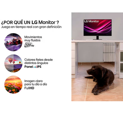 Monitor LG 24U411A-B IPS Full HD 120HZ 24" HDR10