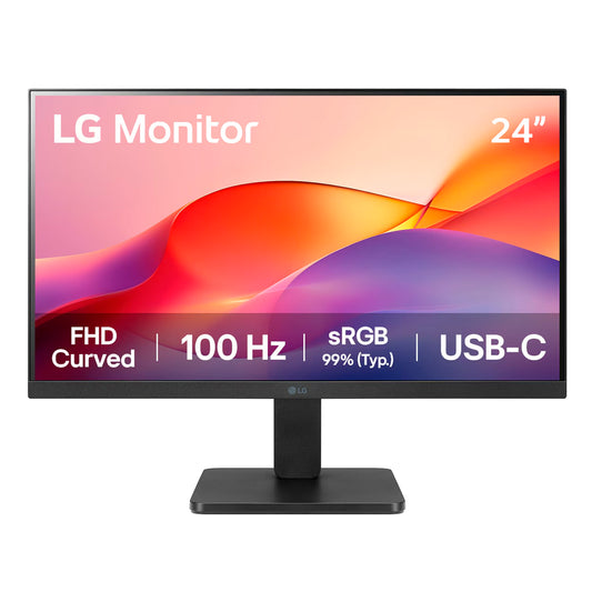 Monitor Curvo LG 24 24U421A-B FHD HDMI USB-C 100Hz