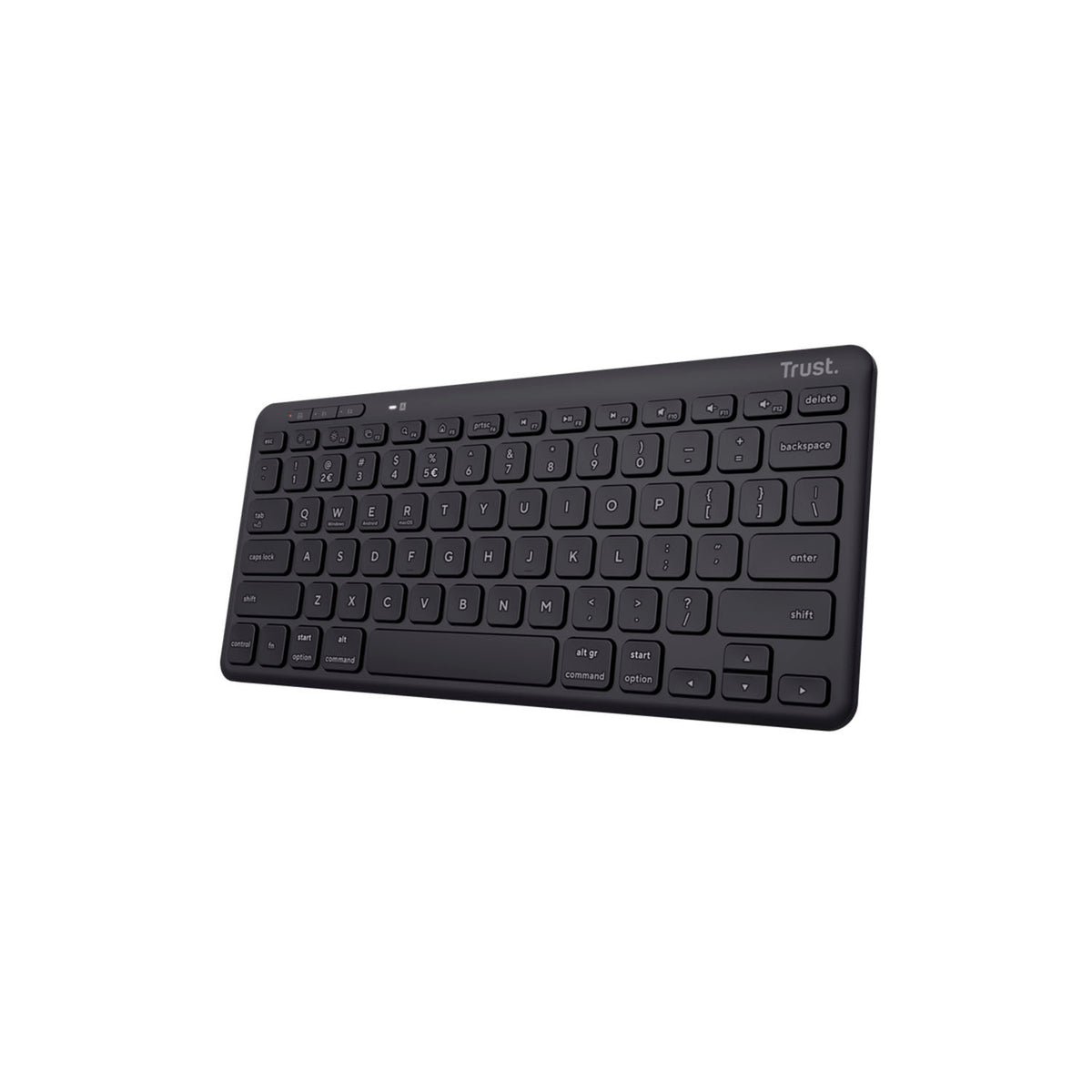 Teclado Trust Lyra Inalámbrico Bluetooth Recargable
