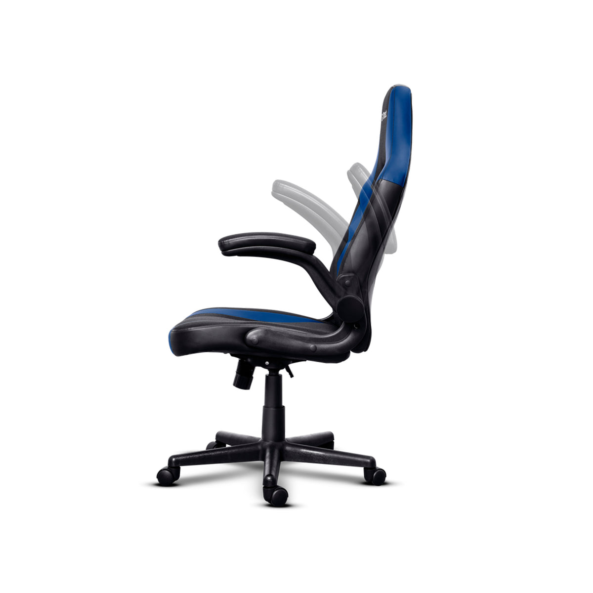 Silla gamer Trust Gxt 703B Riye - Negro Azul