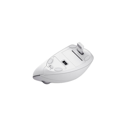 Mouse Trust Verto Ergonómico Inalámbrico - Blanco