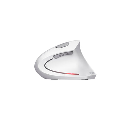 Mouse Trust Verto Ergonómico Inalámbrico - Blanco