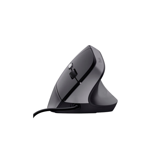 Mouse Trust Bayo II Alámbrico Ergonómico - Negro