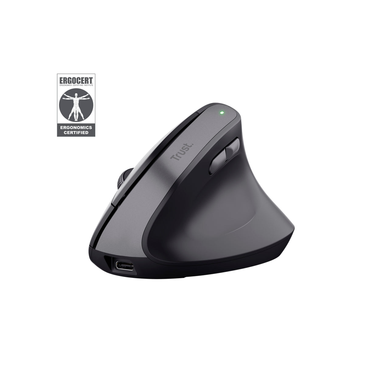 Mouse Trust Baya II Ergonómico Inalámbrico Recargable
