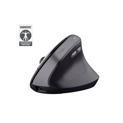 Mouse Trust Baya II Ergonómico Inalámbrico Recargable